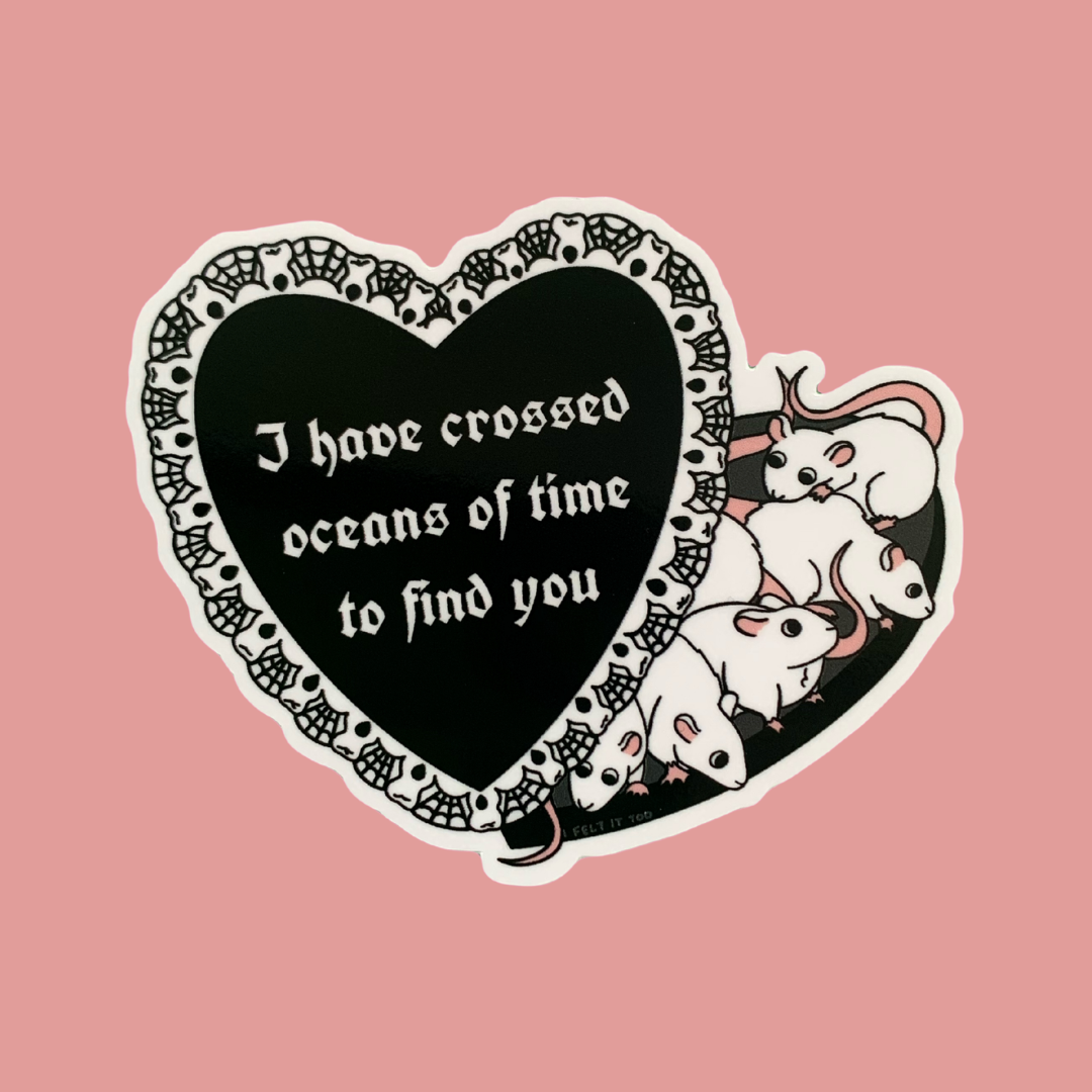 Dracula Valentine Sticker