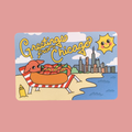 Greetings from Chicago Beach Postcard