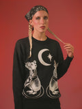 Medieval Twin Rats Crewneck Sweater