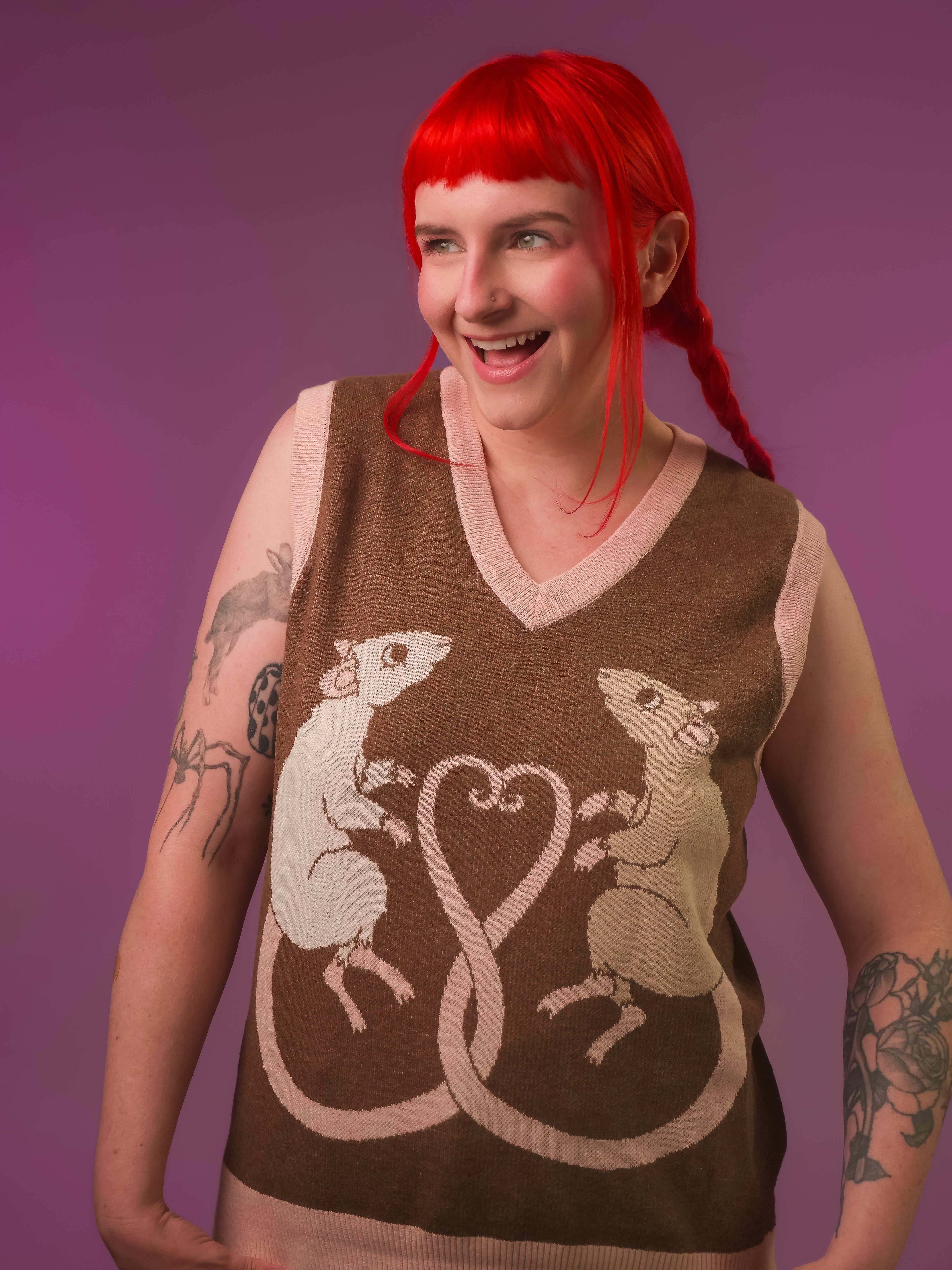 Rat Princess Sweater Vest