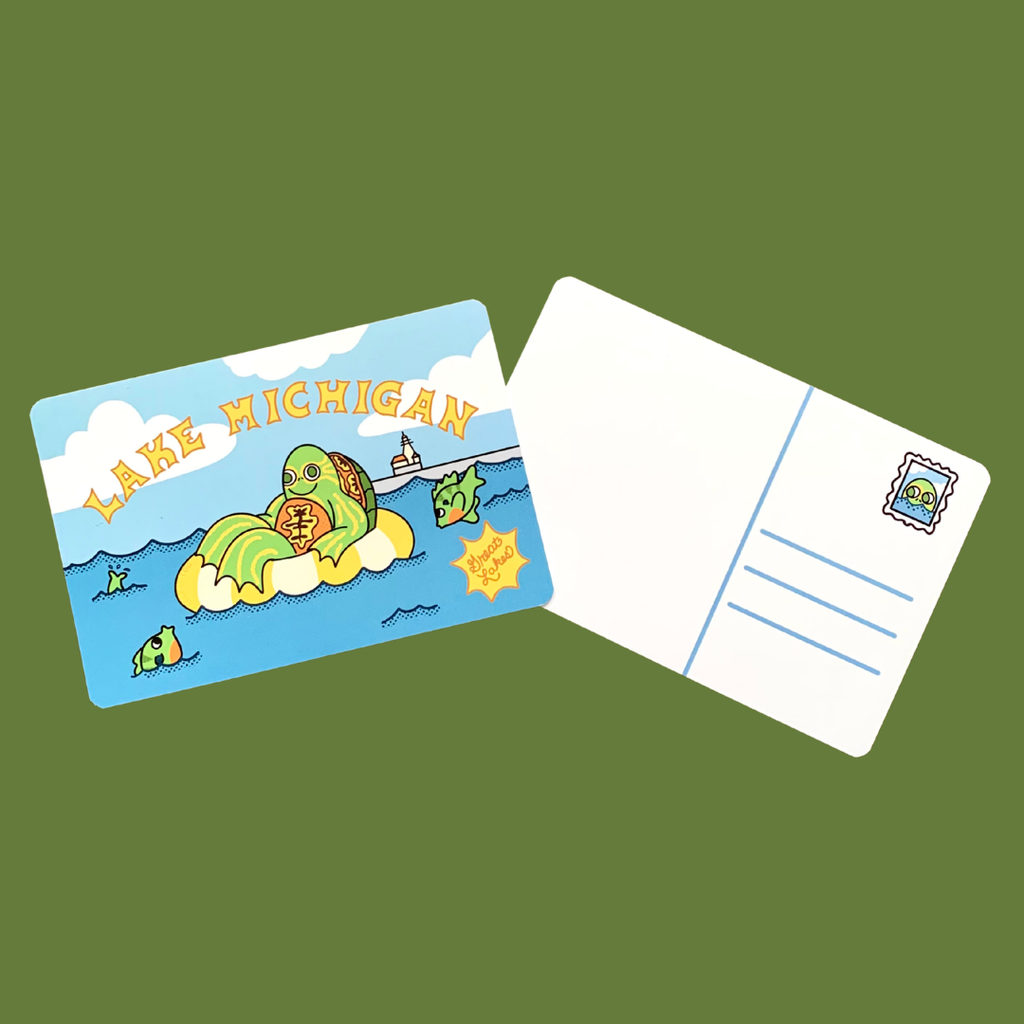 Lake Michigan Postcard