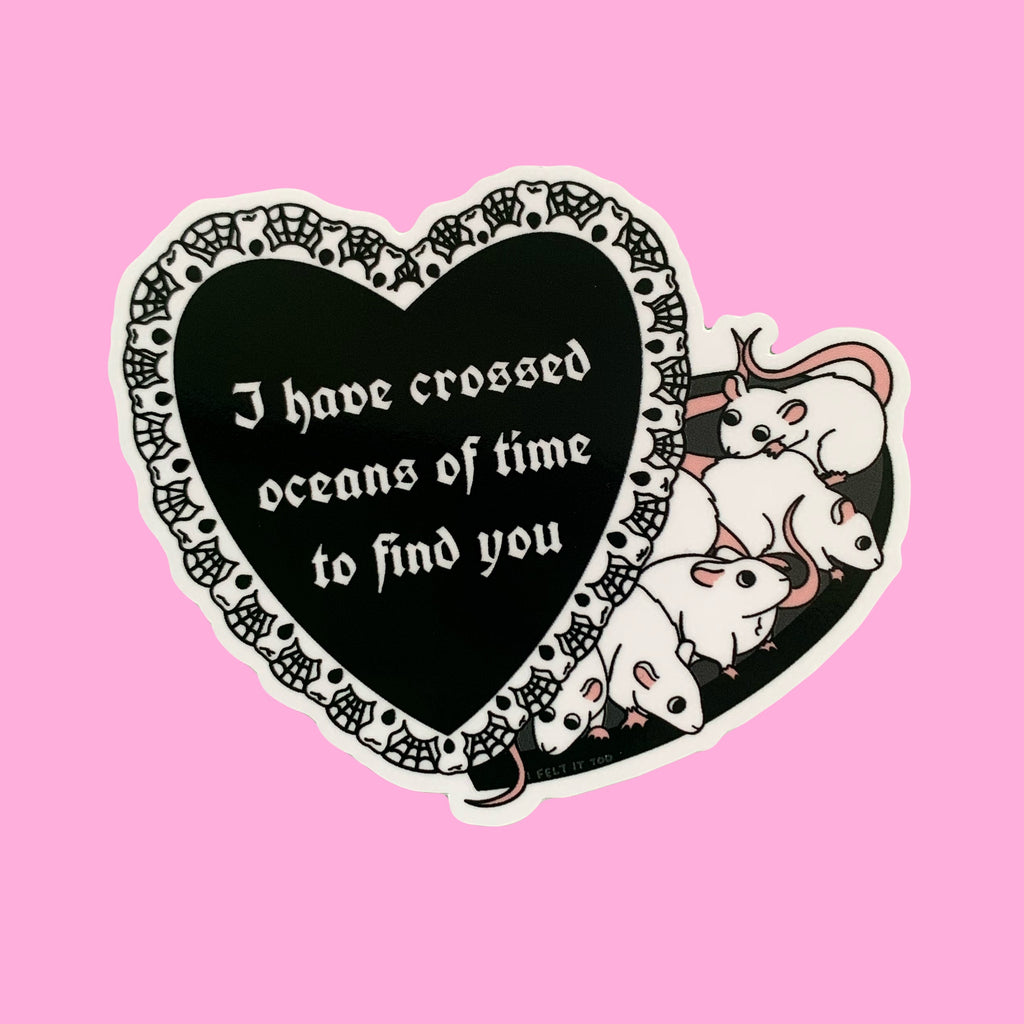 Dracula Valentine Sticker