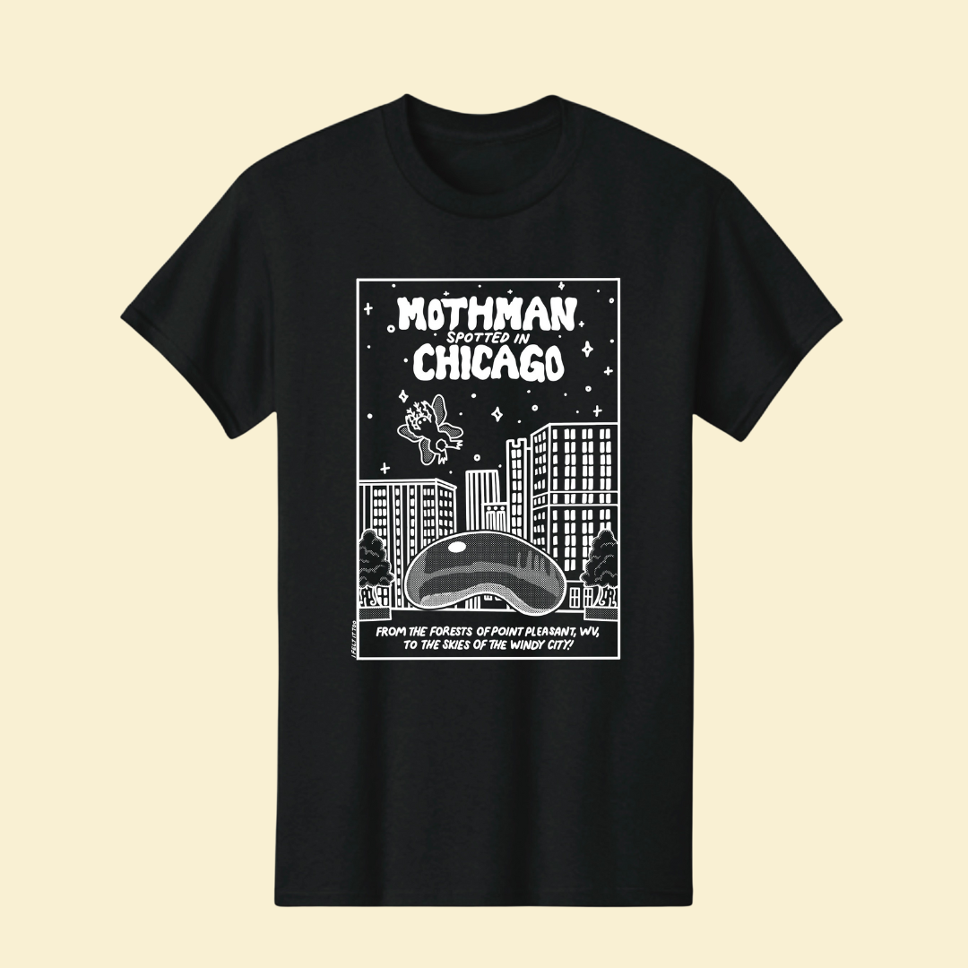 Mothman Spotted in Chicago Souvenir Tee