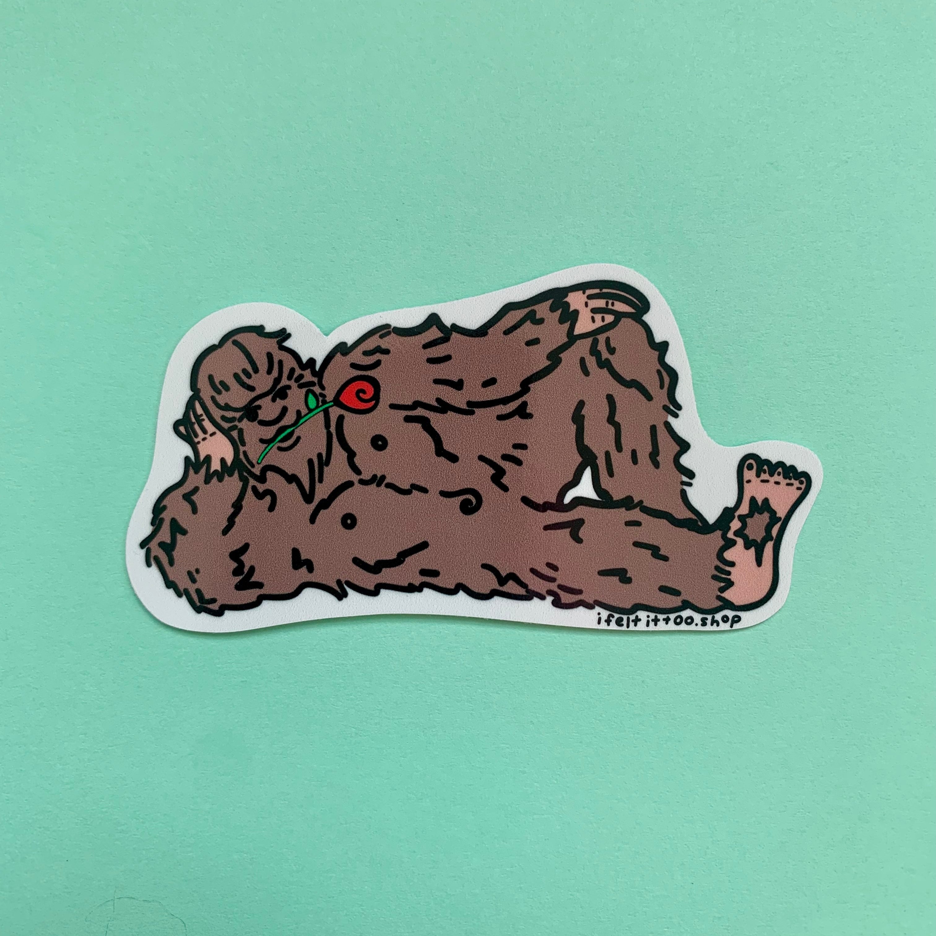 Saucy Sasquatch (Bigfoot) Sticker
