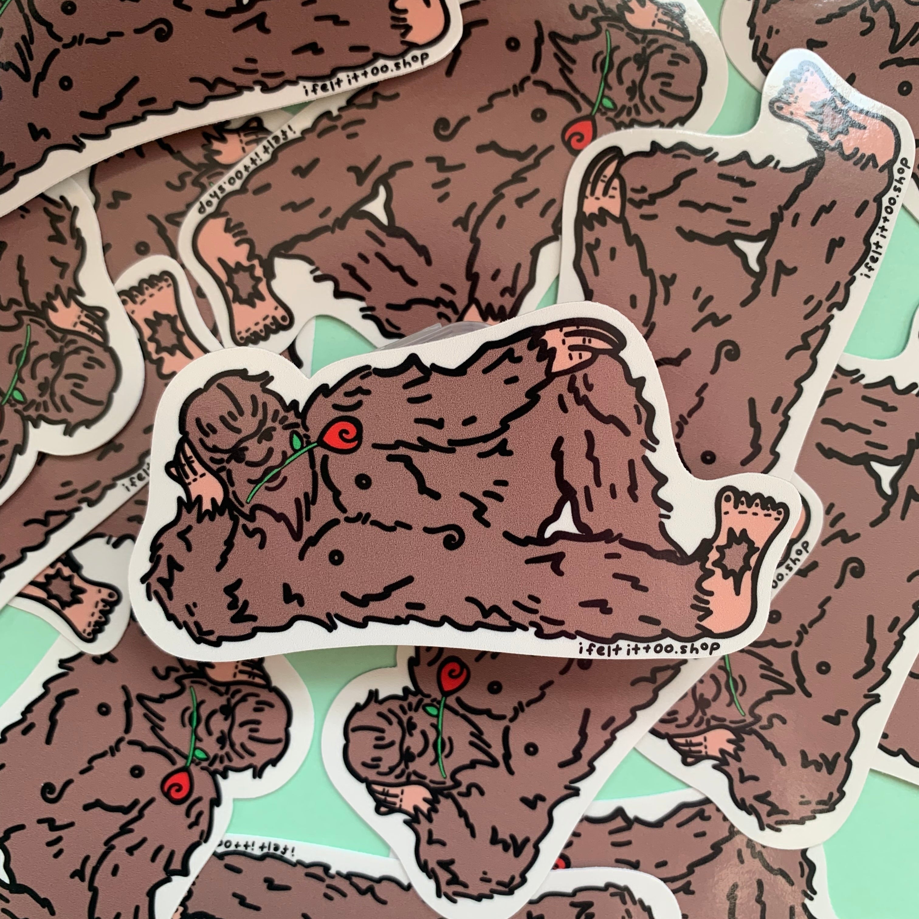 Saucy Sasquatch (Bigfoot) Sticker