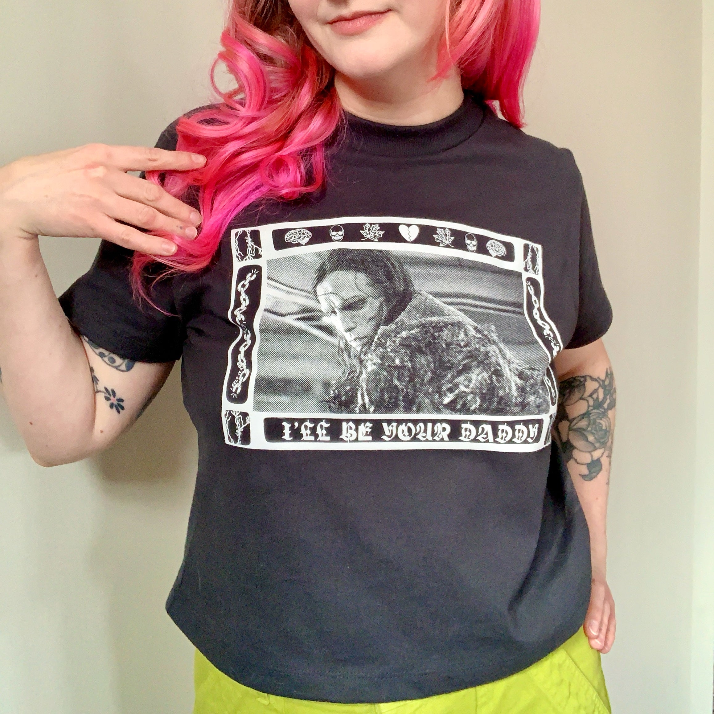 I'll Be Your Daddy: Frankenstein Cropped Tee