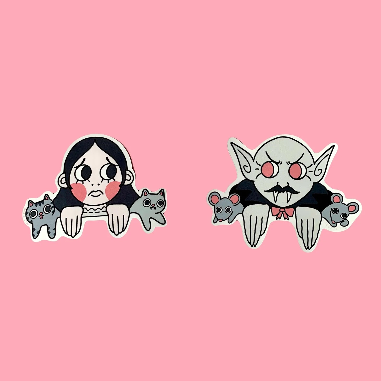 Nosferatu Magnet Set: Ellen and Count Orlok
