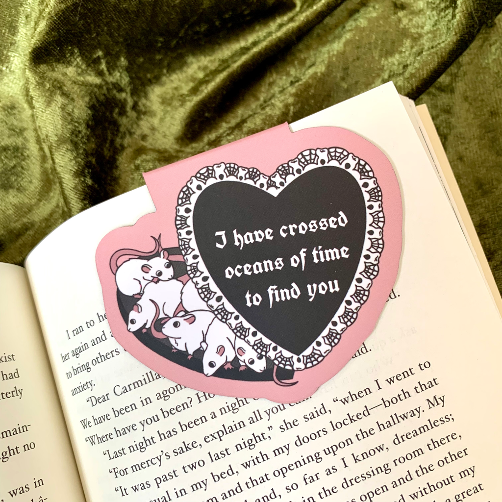 Dracula Valentine Magnetic Bookmark