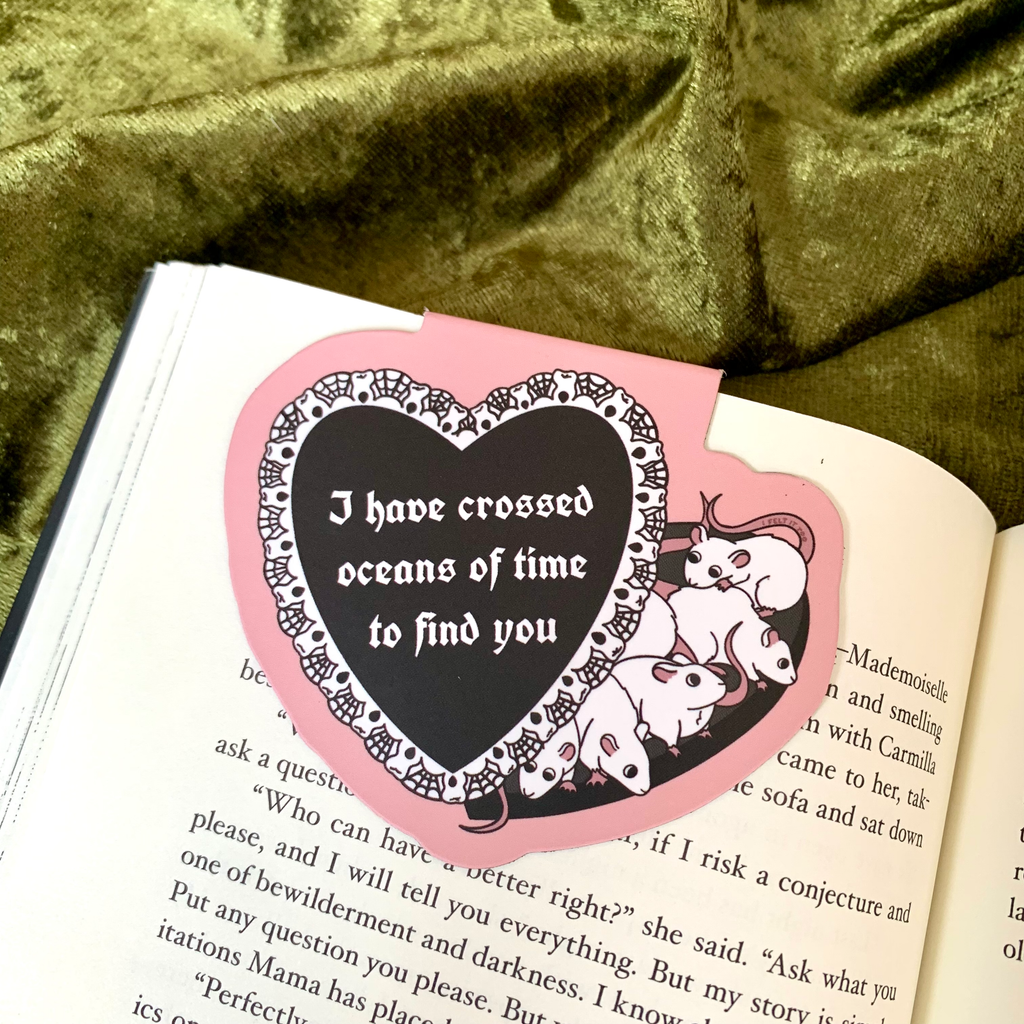 Dracula Valentine Magnetic Bookmark