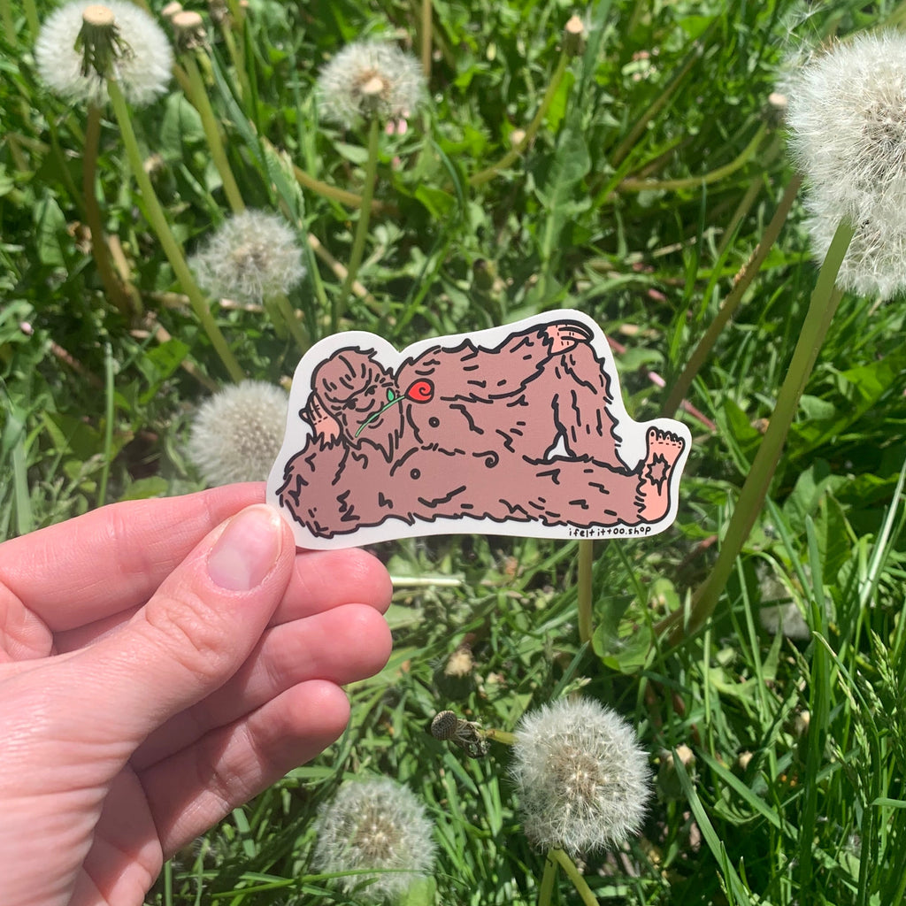 Saucy Sasquatch (Bigfoot) Sticker