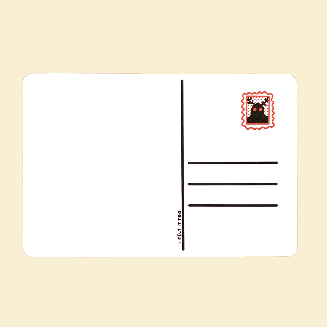 Mothman in Chicago Postcard