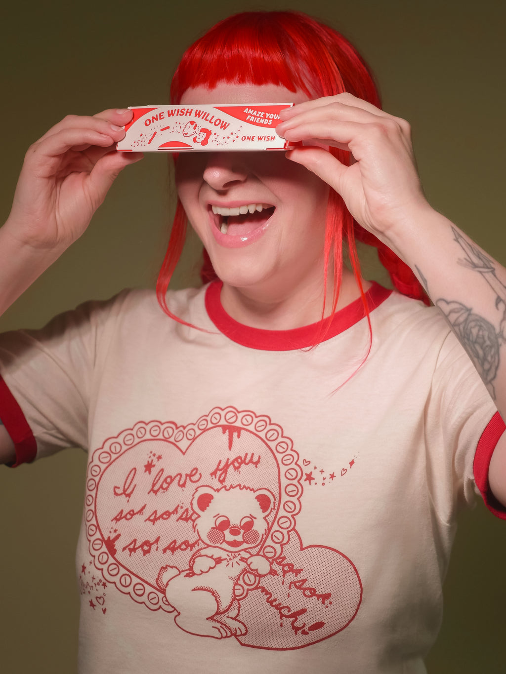 Obsession Valentine Ringer Tee