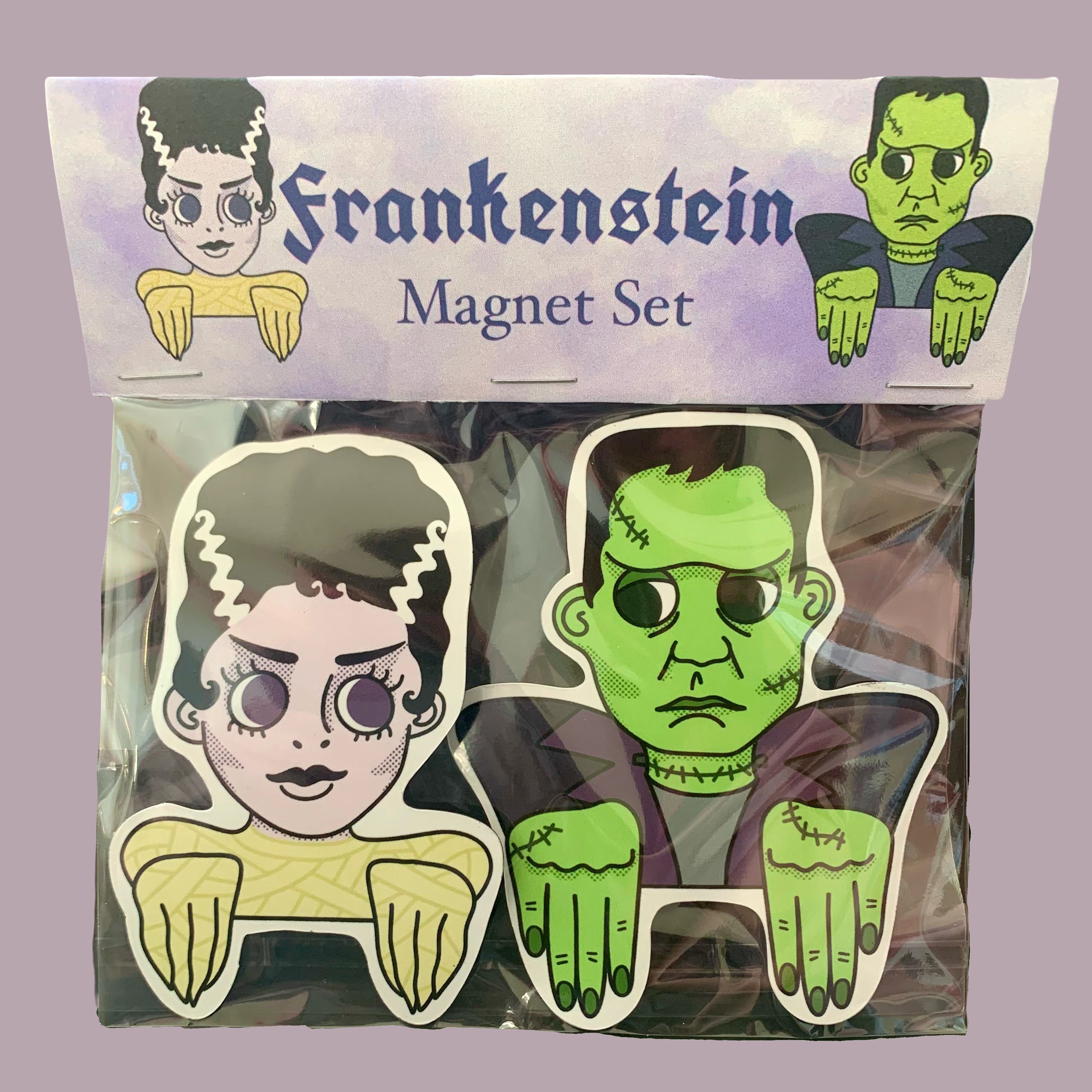 Frankenstein Magnet Set: The Creature and The Bride