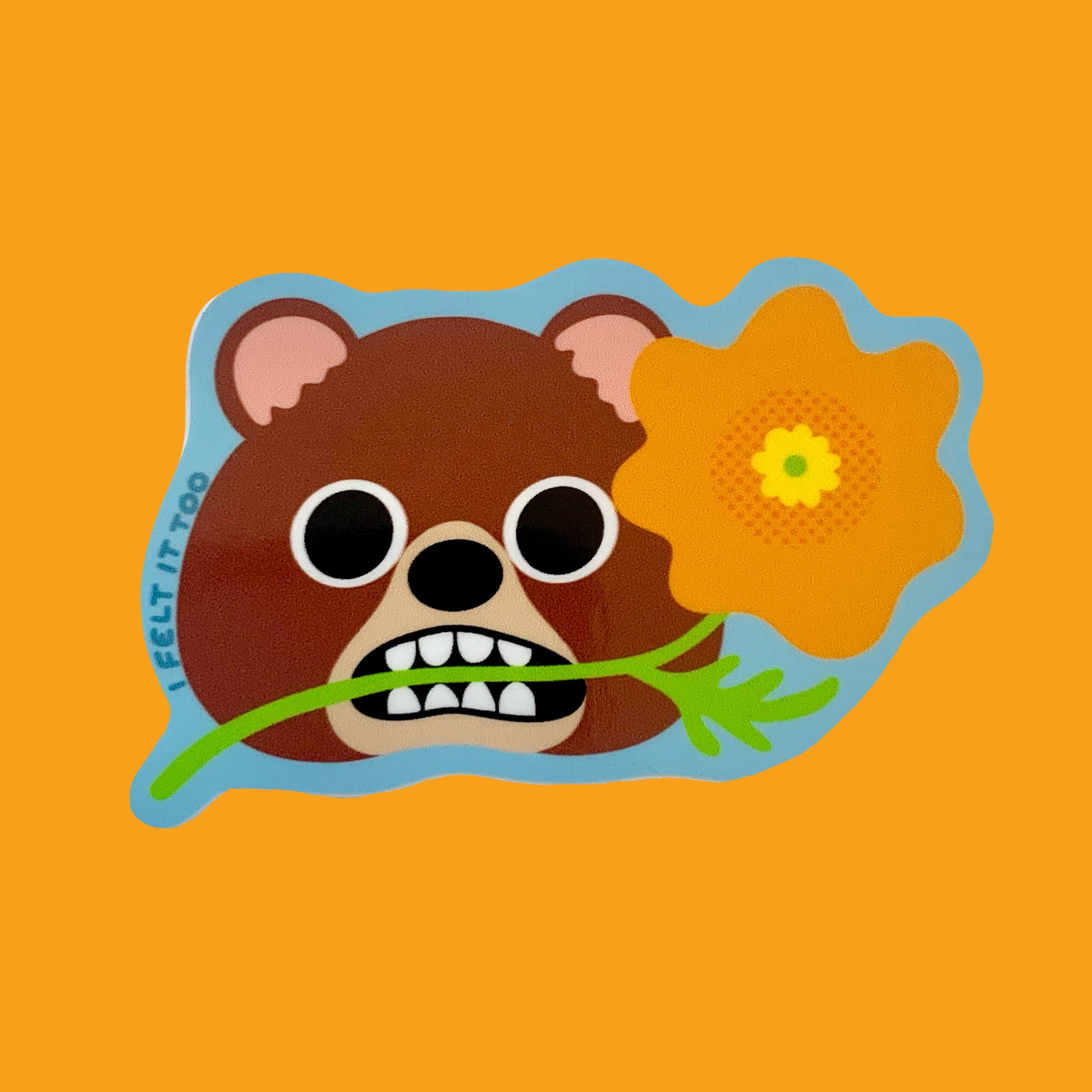 Poppy Bear Sticker
