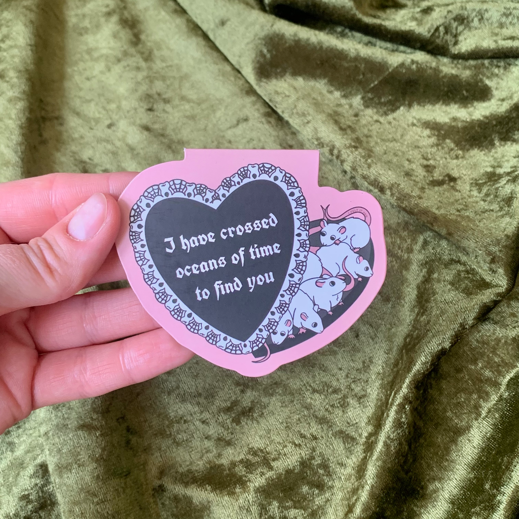 Dracula Valentine Magnetic Bookmark