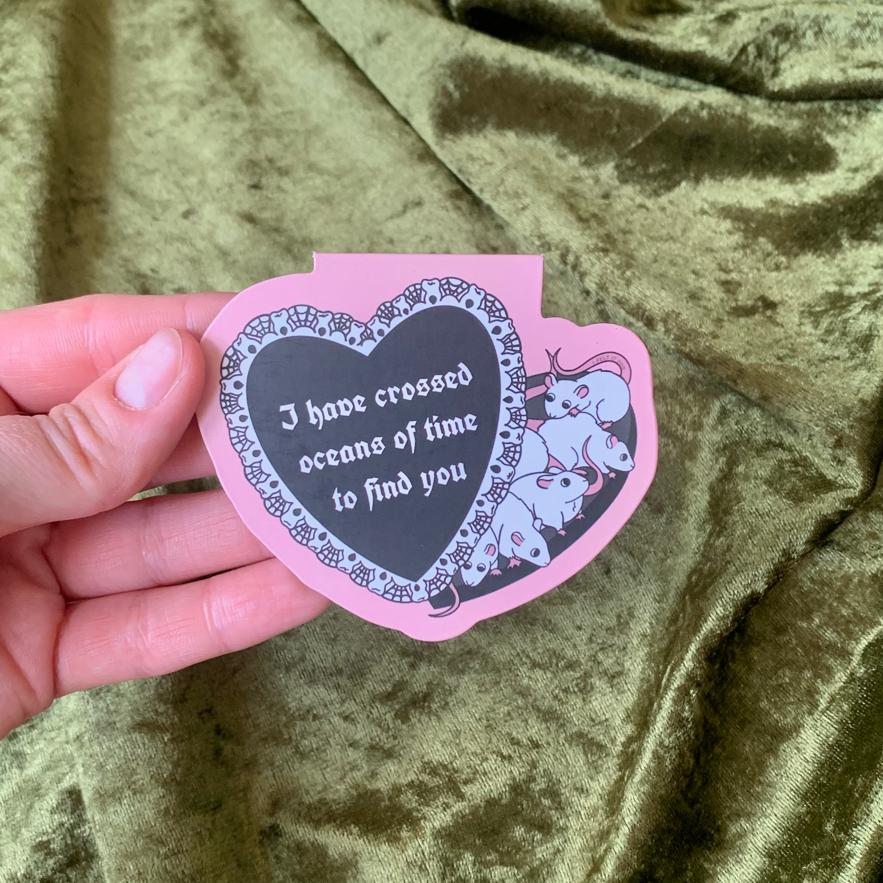 Dracula Valentine Magnetic Bookmark