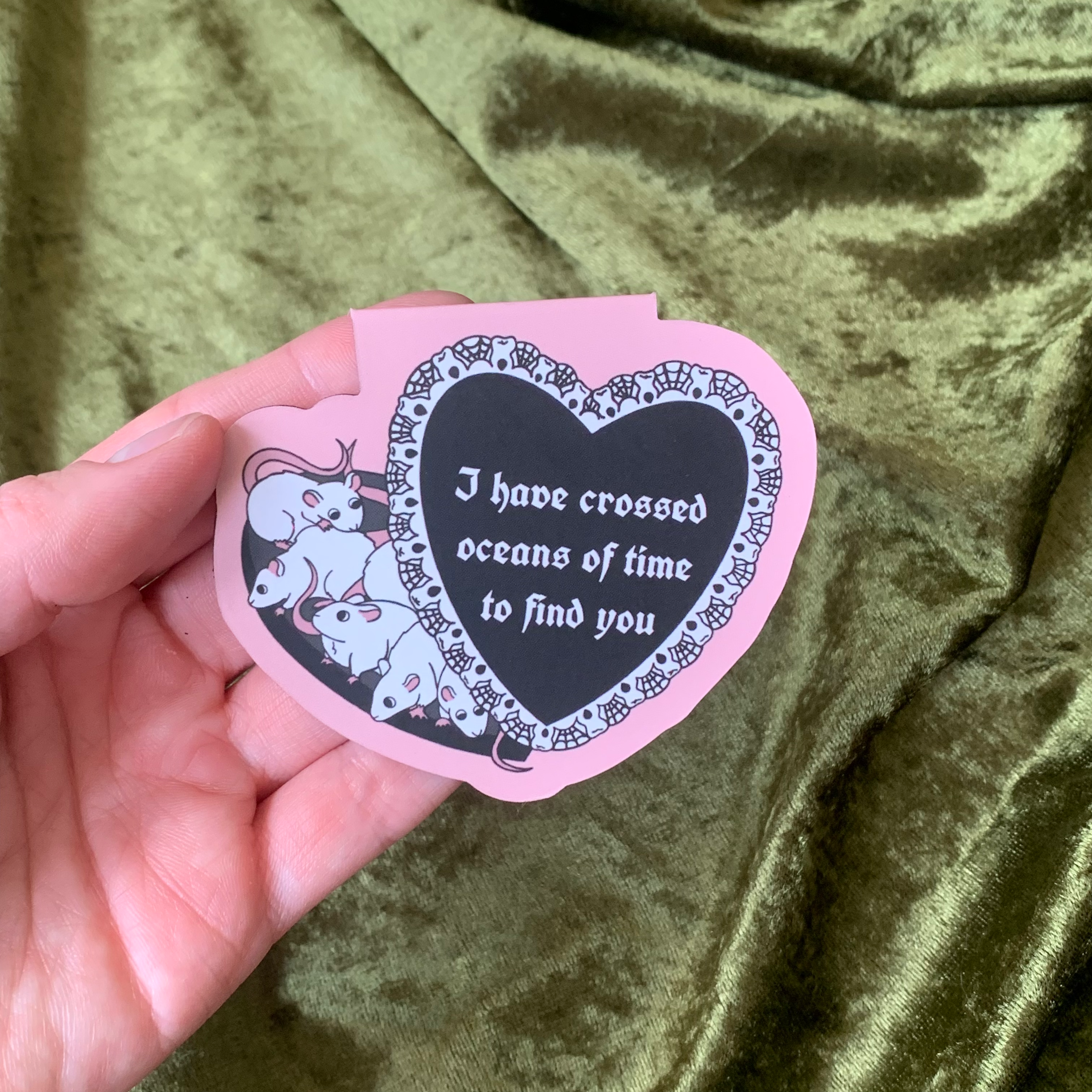 Dracula Valentine Magnetic Bookmark