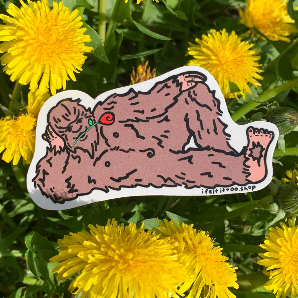 Saucy Sasquatch (Bigfoot) Sticker